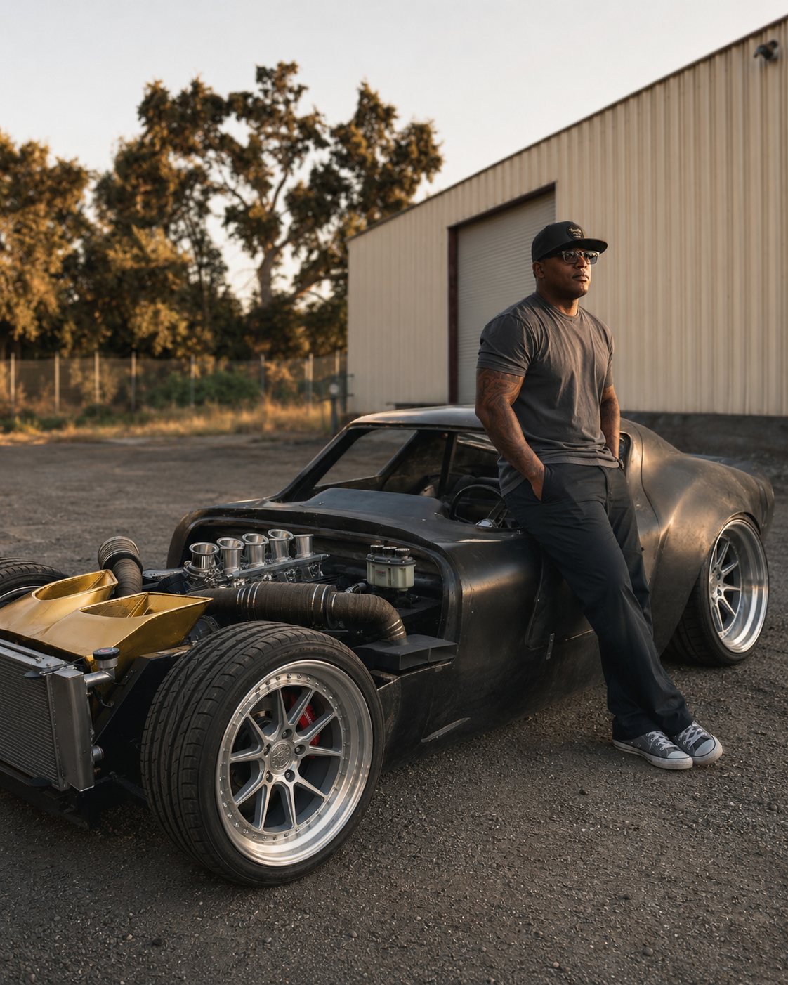 Bobby Spade with the Banshee in build
